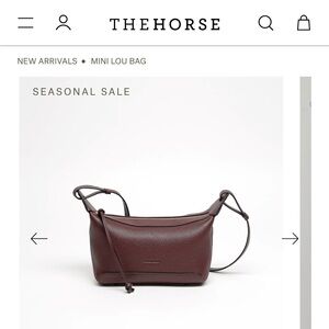 The Horse Mini Lou bag in coffee